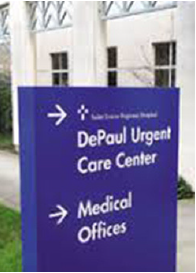 DePaul Care Center Sign image