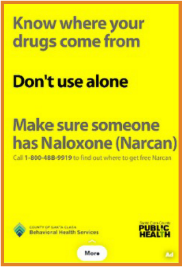 Drugs use warning sign image